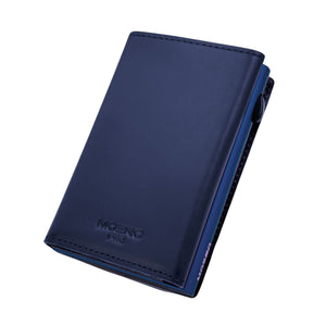 PORTAFOGLIO MOERO PRO PRESTIGE CON ZIP BLU-MIDNIGHT