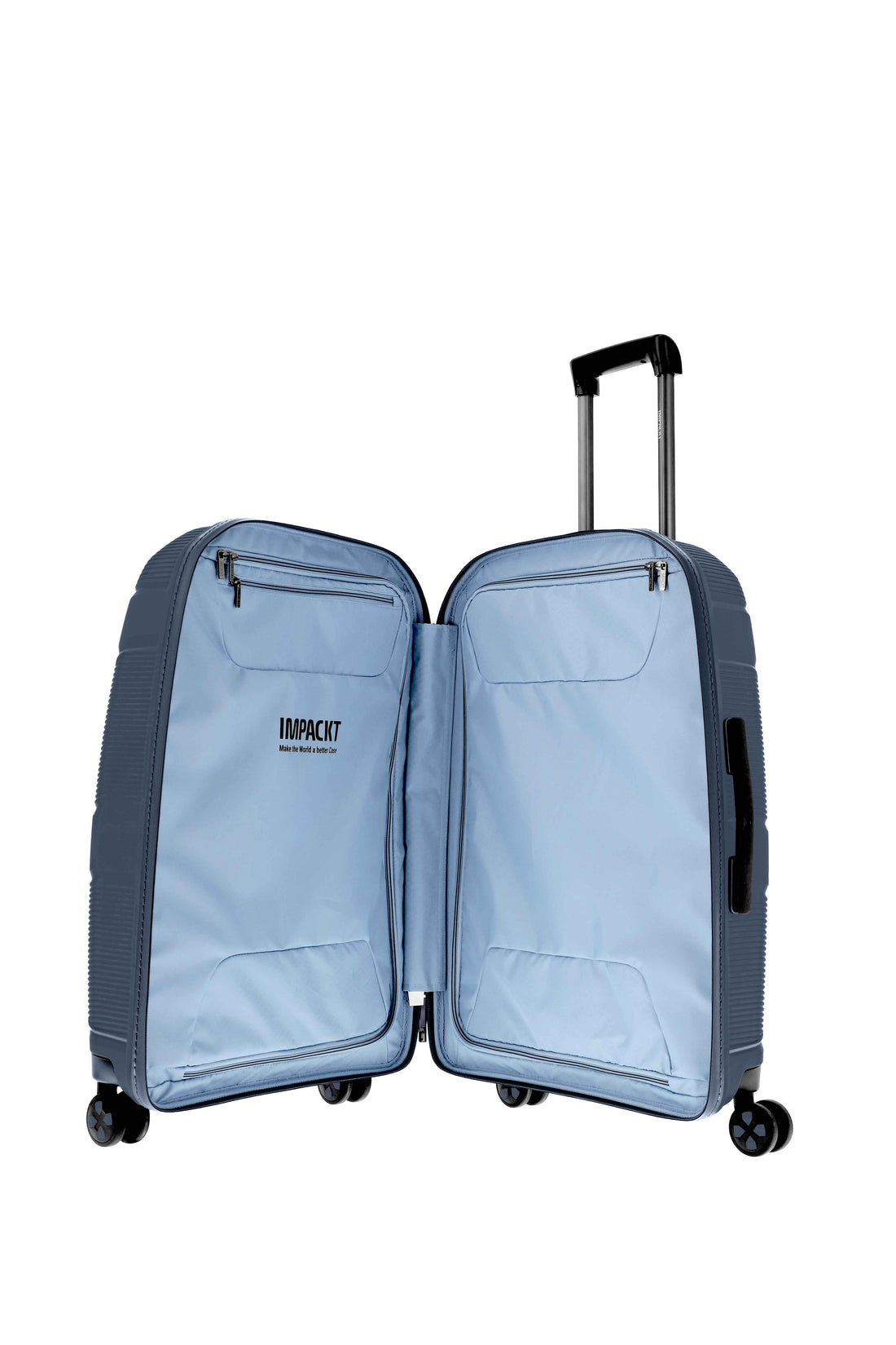 VALIGIA TROLLEY MEDIA TRAVELITE IMPACKT 100048 GLACIER BLUE