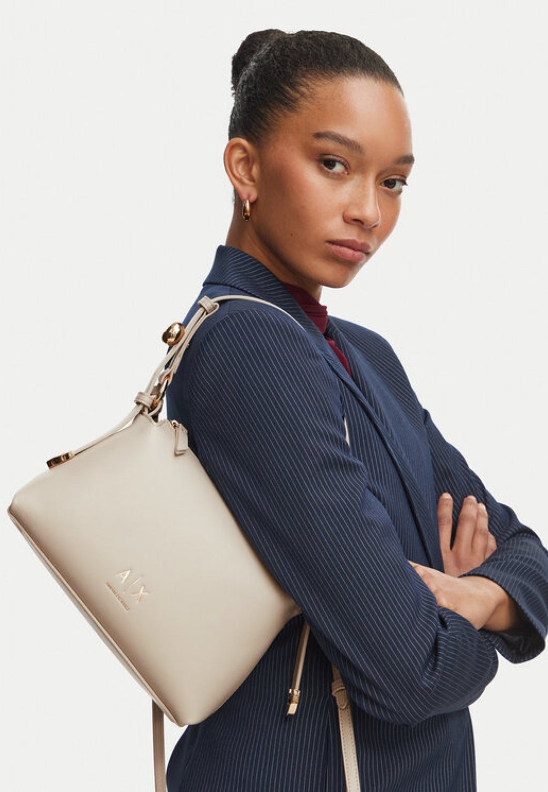 BORSA A SPALLA  E TRACOLLA PICCOLA ARMANI EXCHANGE XW002990 AF26452 U6208 SCRIPT