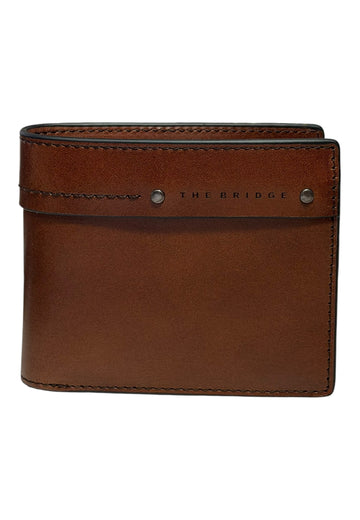 PORTAFOGLIO UOMO THE BRIDGE PICCOLO SENZA MONETE 01314601 1A MARRONE