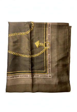 FOULARD DONNA YNOT RETTANGOLARE FLD-180F7 CHOCO