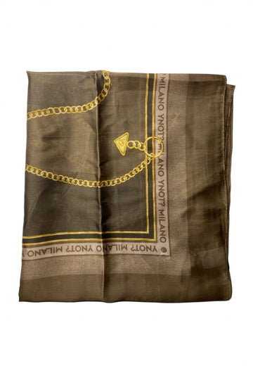 FOULARD DONNA YNOT RETTANGOLARE FLD-180F7 CHOCO