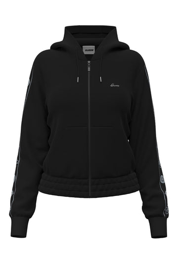 FELPA TUTA DONNA GUESS V6BQ07K6301 JBLK NERO