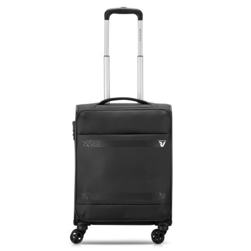 RONCATO SERIGIDA SMALL JAZZ 41464301 BLACK HAND LUGGAGE TROLLEY SUITCASE 