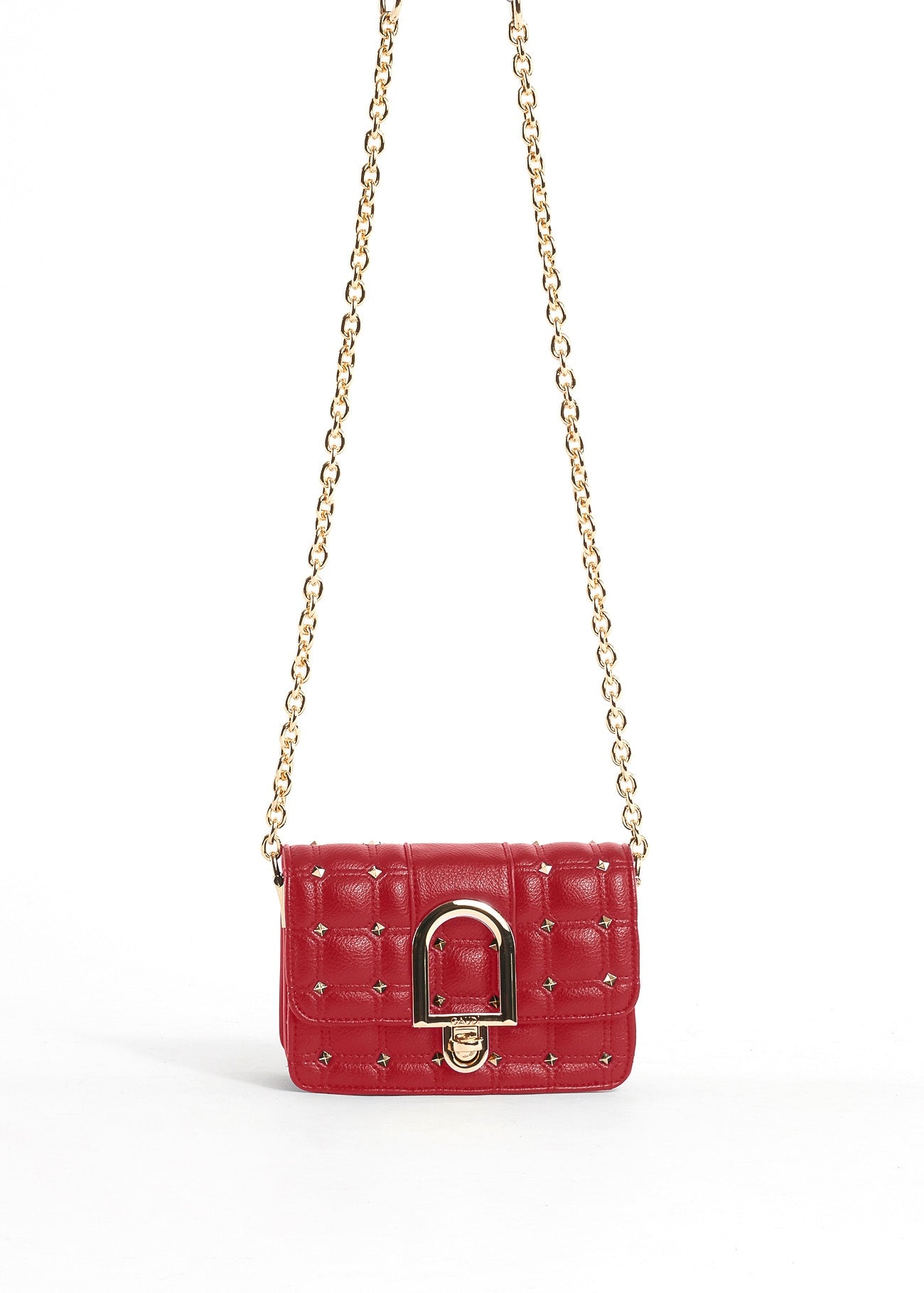 MINI GAUDì ELEONORA STUDS SHOULDER BAG V3AI-11291 RED 