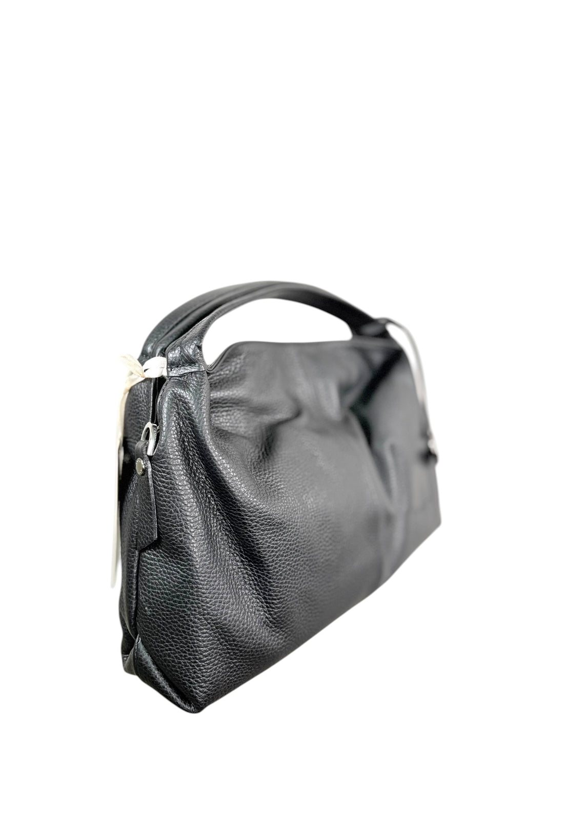BORSA A MANO E TRACOLLA IN PELLE PELLETTERIA VENETA D26122 NERO