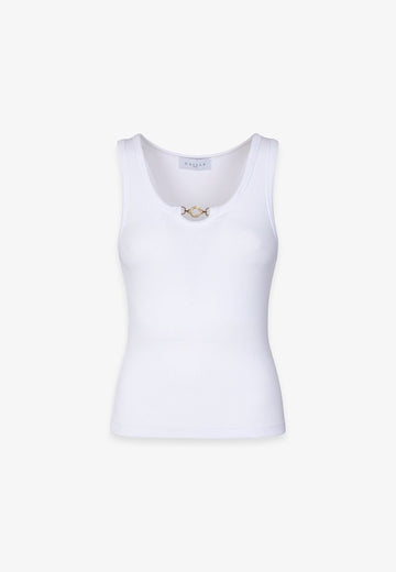 CANOTTA COSTINA DONNA GAELLE GAABW09312 BIANCO