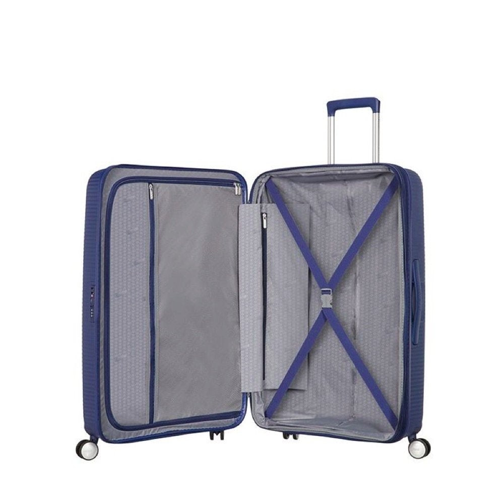 SET DI VALIGIE AMERICAN TOURISTER SOUNDBOX MIDNIGHT NAVY