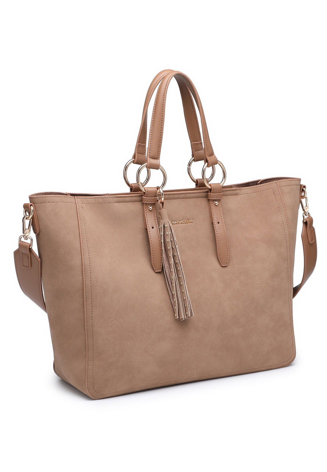 BORSA A MANO E TRACOLLA DONNA MARIACELINE VINTAGE MC6803-1 COFFEE