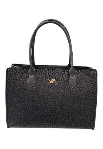 BORSA A MANO DONNA VERDE 16-0008262 ANIMALIER NERO