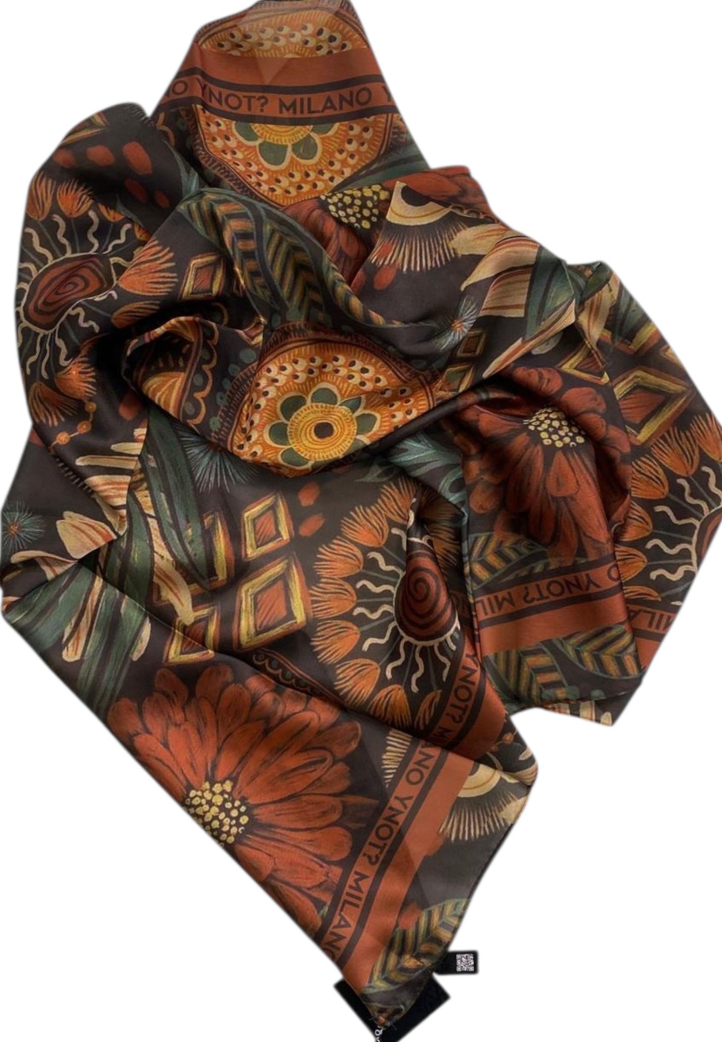FOULARD DONNA YNOT QUADRATO FLD-090F6 FOREST