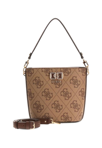 BORSA SECCHIELLO DONNA GUESS KARNILLA LOGO OS990101 LATTE LOGO