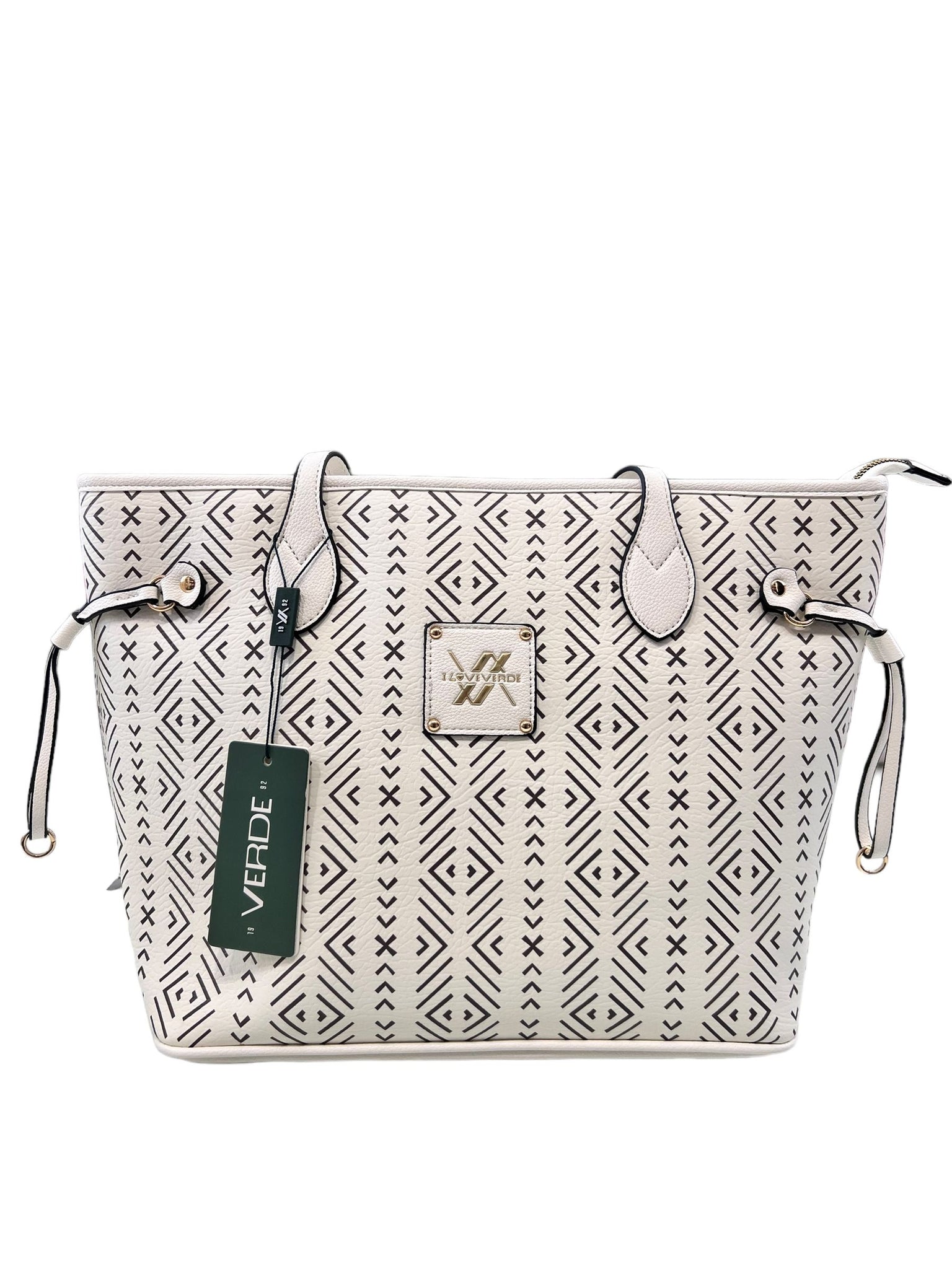 BORSA DONNA VERDE 16-0007260 BIANCO