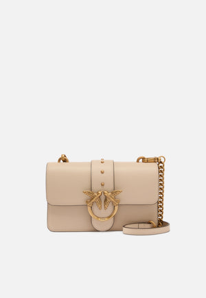 BORSA PINKO LOVE ONE MINI 105856 A0F1 C50Q BEIGE GRIGIO FUMO