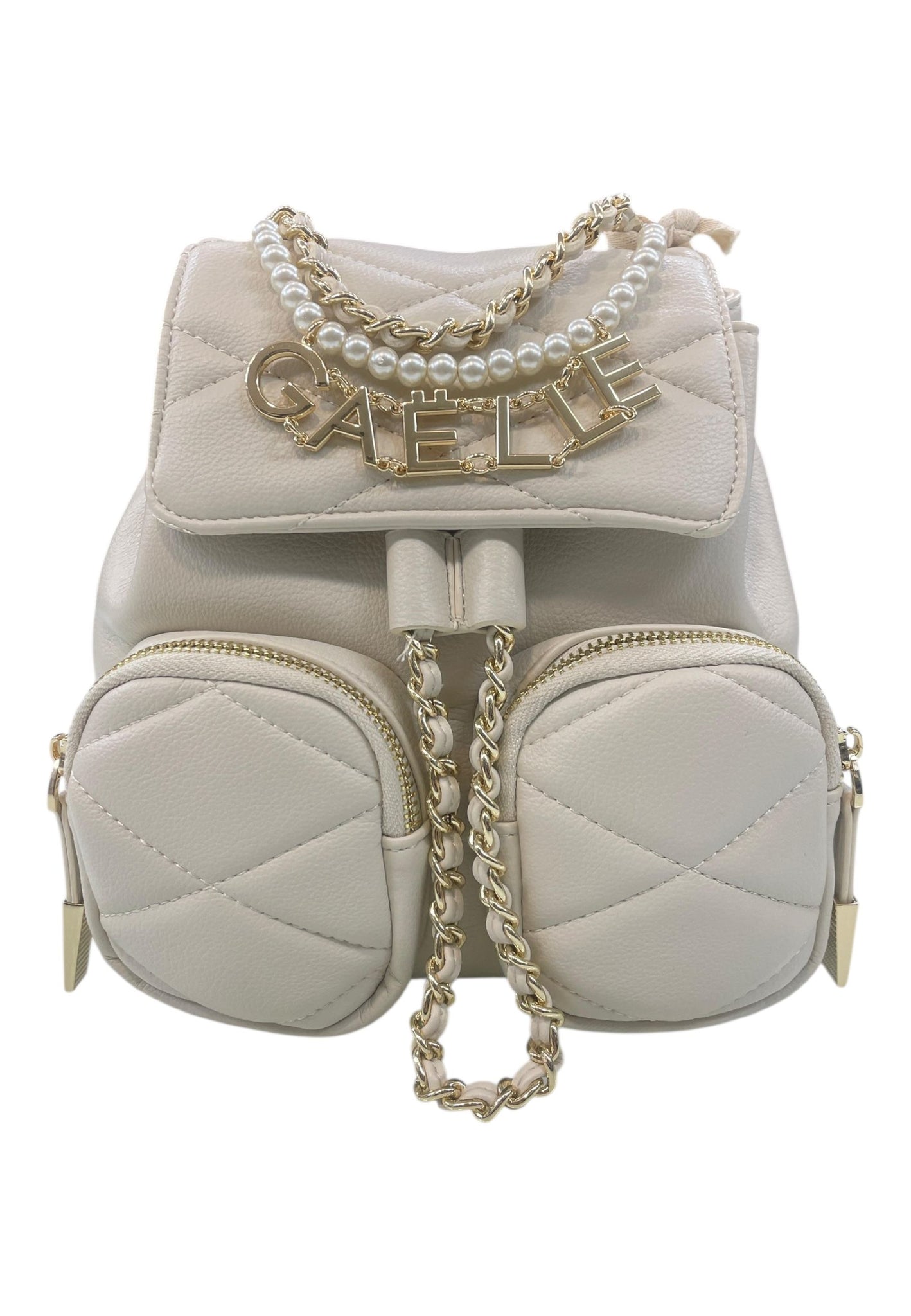 ZAINO MINI MATELASSè DONNA GAELLE GAACW02444 BURRO