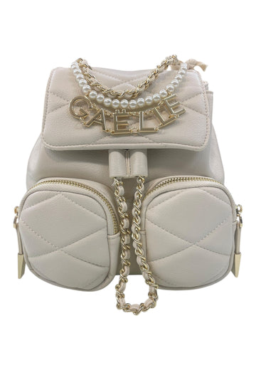 ZAINO MINI MATELASSè DONNA GAELLE GAACW02444 BURRO