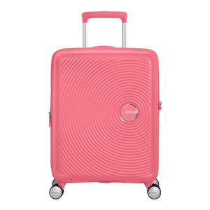VALIGIA BAGAGLIO A MANO AMERICAN TOURISTER PICCOLA RIGIDA SOUNDBOX 88472 SUN KISSED CORALLO 55CM
