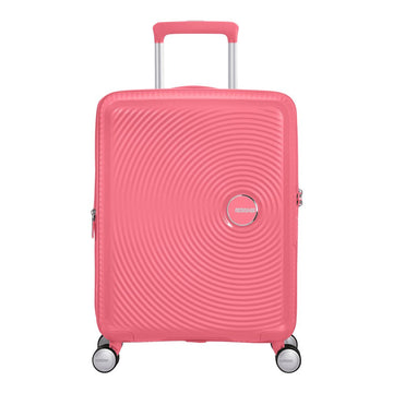 VALIGIA BAGAGLIO A MANO AMERICAN TOURISTER PICCOLA RIGIDA SOUNDBOX 88472 SUN KISSED CORALLO 55CM