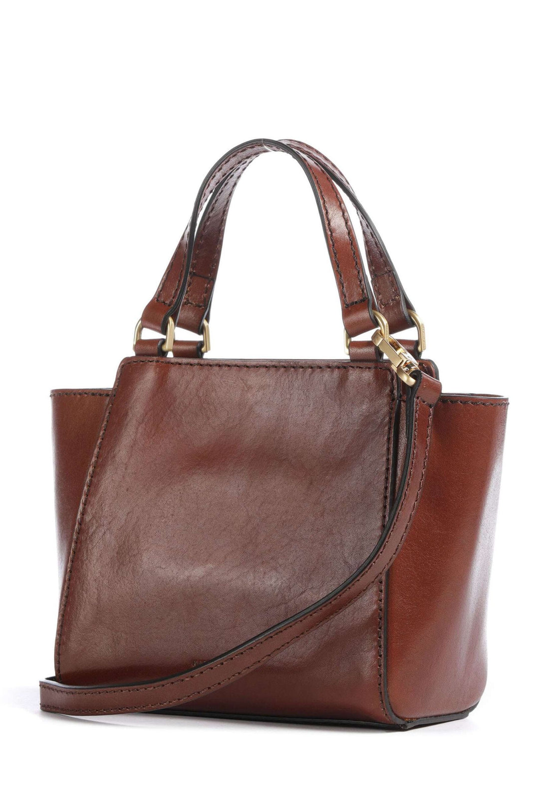 BORSA A MANO E TRACOLLA DONNA THE BRIDGE LUCREZIA 04190601 14 MARRONE