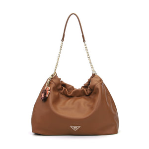 BORSA A SPALLA DONNA YNOT AST-001F7 TAN