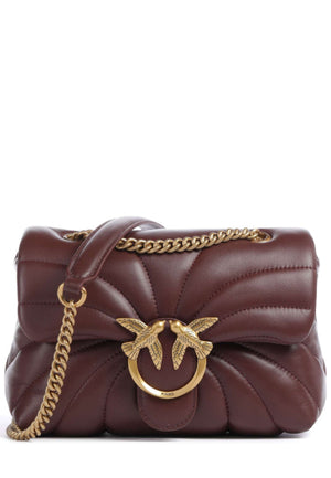 BORSA PINKO LOVE PUFF MINI BUTTERFLY 100039 A1EX R49Q ROSSO VINO