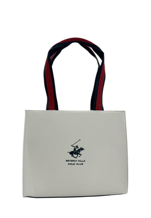 BORSA A SPALLA DONNA BEVERLY HILLS POLO CLUB BH-4550 BIANCO