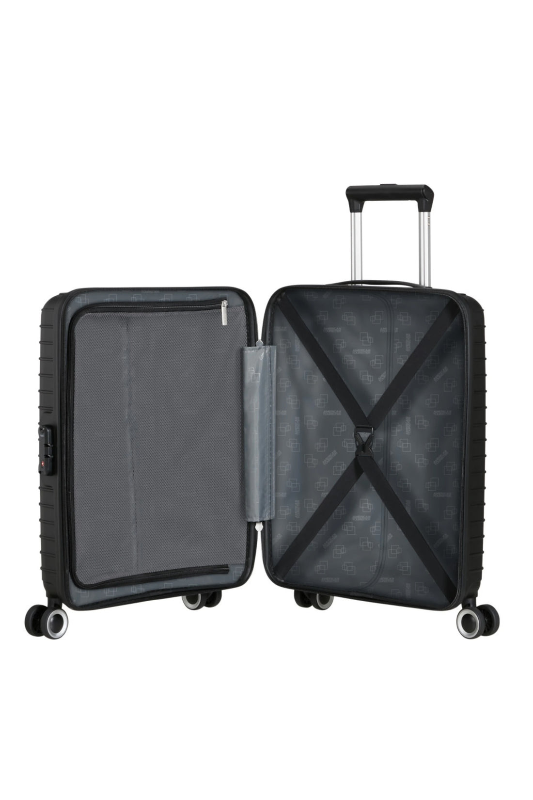 VALIGIA RIGIDA GRANDE AMERICAN TOURISTER ROADRUSH 155566 SHADOW BLACK 77 CM