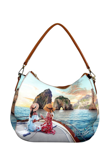 BORSA ASCELLARE YNOT ART YES-629S6 NAPOLI LIMITED EDITION
