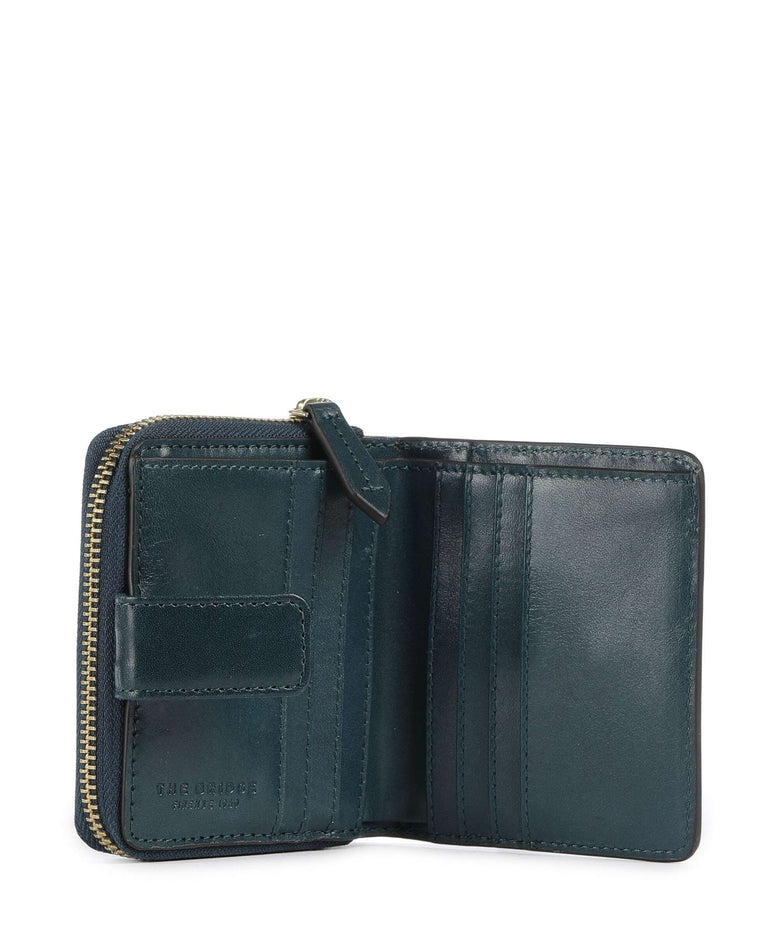 PORTAFOGLIO DONNA PICCOLO THE BRIDGE FRIDA 01723601 00E PETROLIO