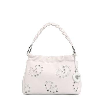 BORSA A SPALLA MEDIA YNOT ANG-007S6 WHITE