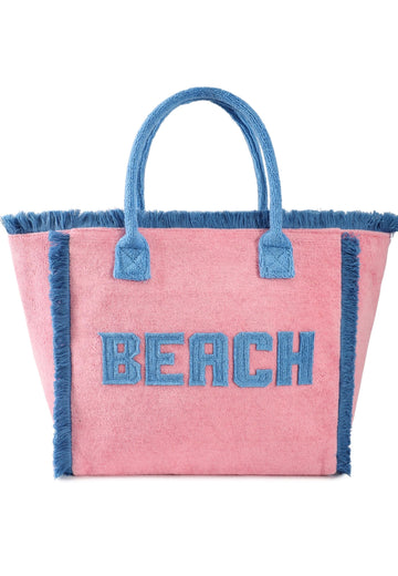 BORSA DA MARE GRANDE MARIA CELINE MC5302-1 PINK BLUE