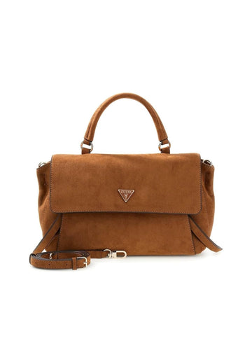 BORSA A MANO E TRACOLLA DONNA GUESS DEVON SG974520 COGNAC