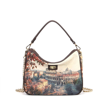 BORSA HOBO A SPALLA E TRACOLLA YNOT CPD-006F7 COLOR ROME