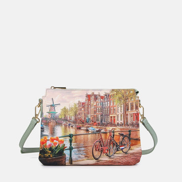 BORSA-POCHETTE-TRACOLLA DONNA YNOT YES-630S6 AMSTERDAM WINDMILL