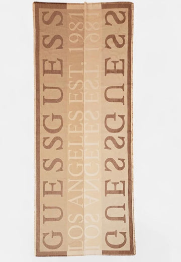 SCIARPA UOMO GUESS AM9534VIS03 BEIGE MARRONE