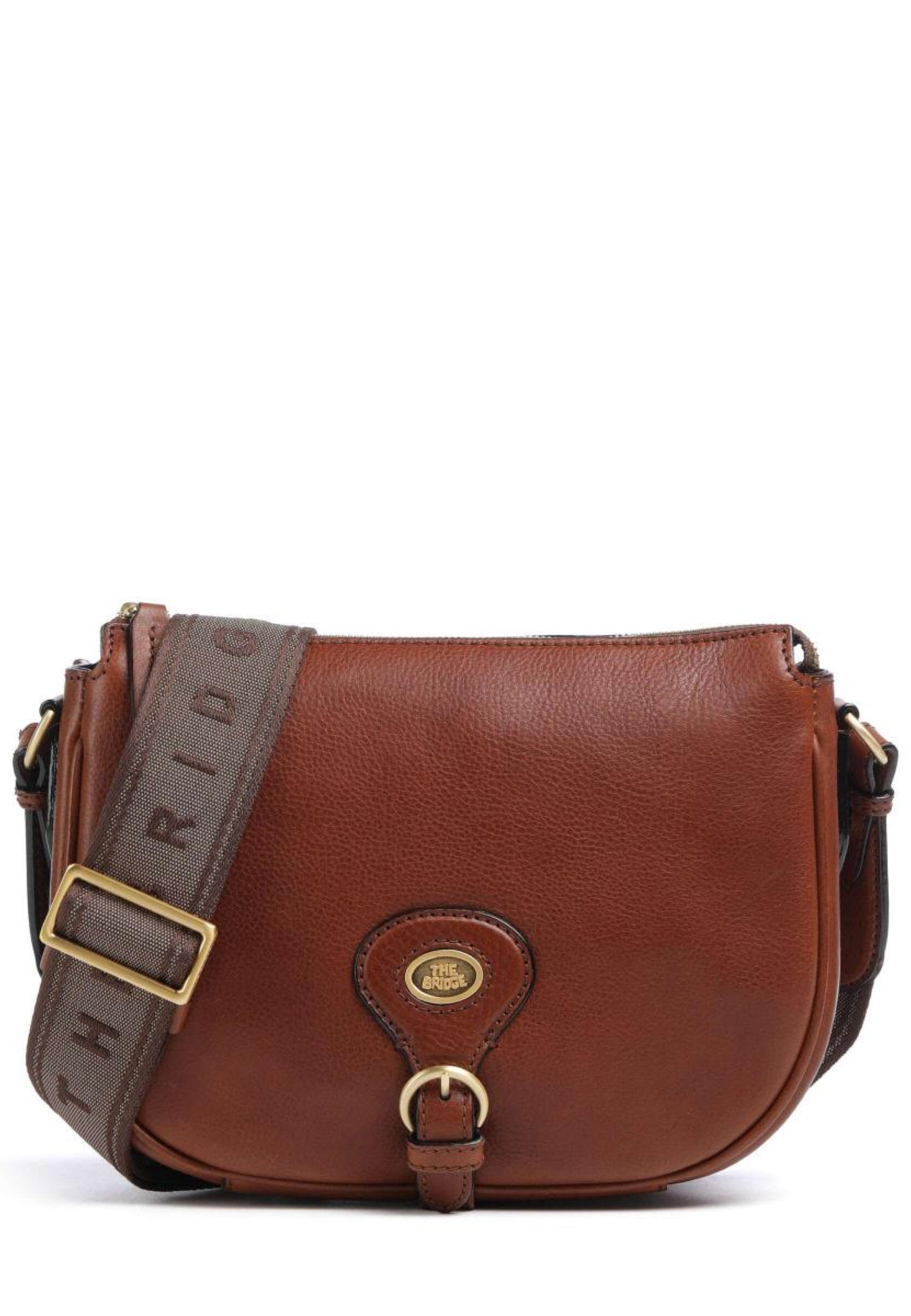 BORSA CROSSBODY GRANDE THE BRIDGE ISADORA 045305D3 14 MARRONE