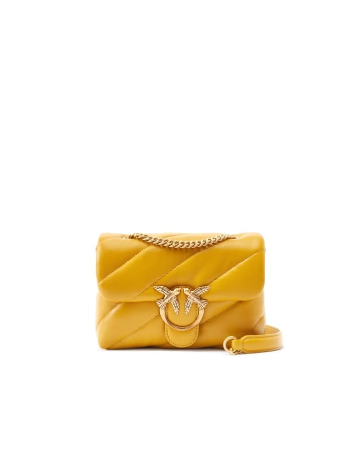 PINKO LOVE MINI PUFF BAG 100039 A0F2 A21Q YELLOW CHINA