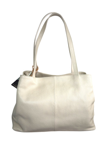 BORSA A SPALLA IN PELLE PELLETTERIA VENETA D26313 BEIGE