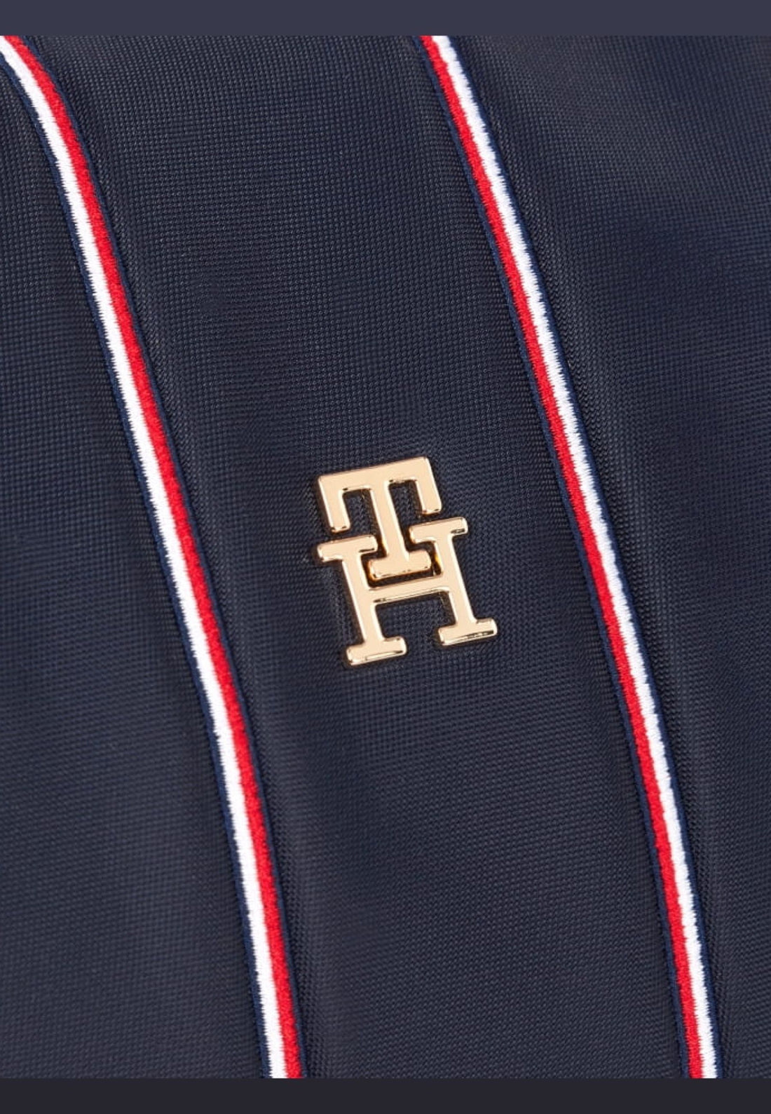 BORSA A SPALLA DONNA TOMMY HILFIGER NYLON AW0AW17706 0GY BLU