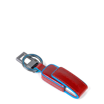 PORTACHIAVI CON CHIAVETTA USB PIQUADRO BLUE SQUARE AC6567B2 ROSSO