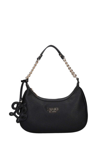 BORSA HOBO A SPALLA E TRACOLLA LIU-JO EMATITE AF6207_ES039 NERO