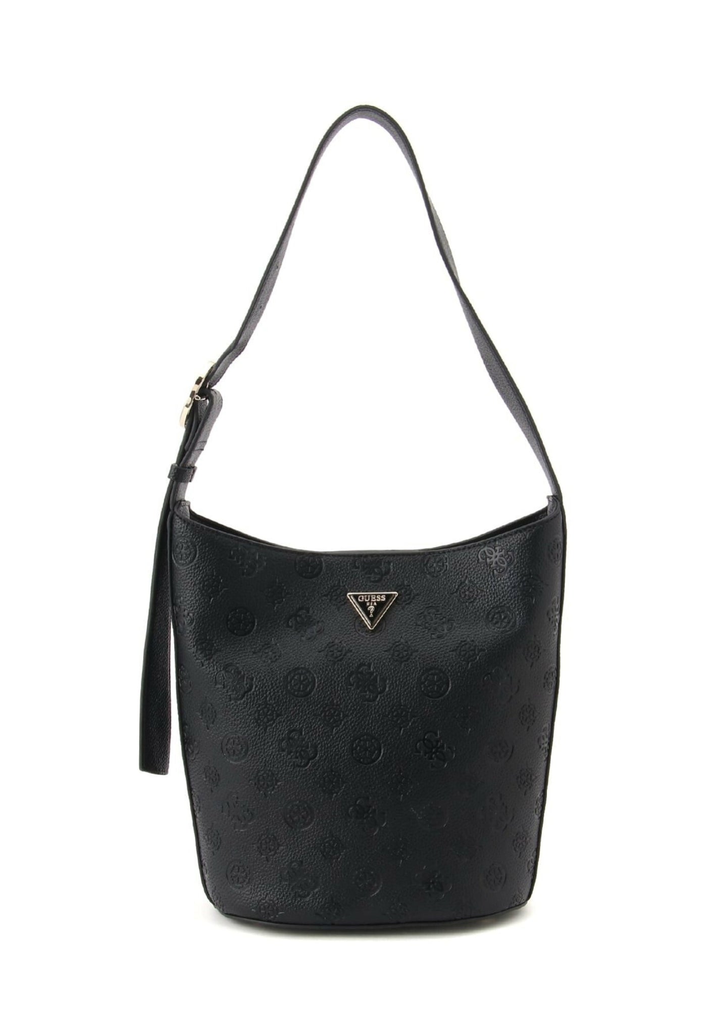 BORSA SECCHIELLO DONNA GUESS CRESIDIA II PD988804 BLACK LOGO