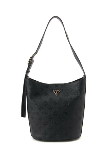 BORSA SECCHIELLO DONNA GUESS CRESIDIA II PD988804 BLACK LOGO