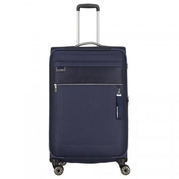 VALIGIA TROLLEY TRAVELITE GRANDE SEMIRIGIDA MIIGO L BLU 77 CM