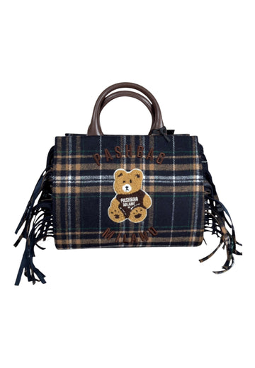 BORSA A MANO E TRACOLLA PASHBAG MARGE 20156 SHEPHERD YARD NAVY