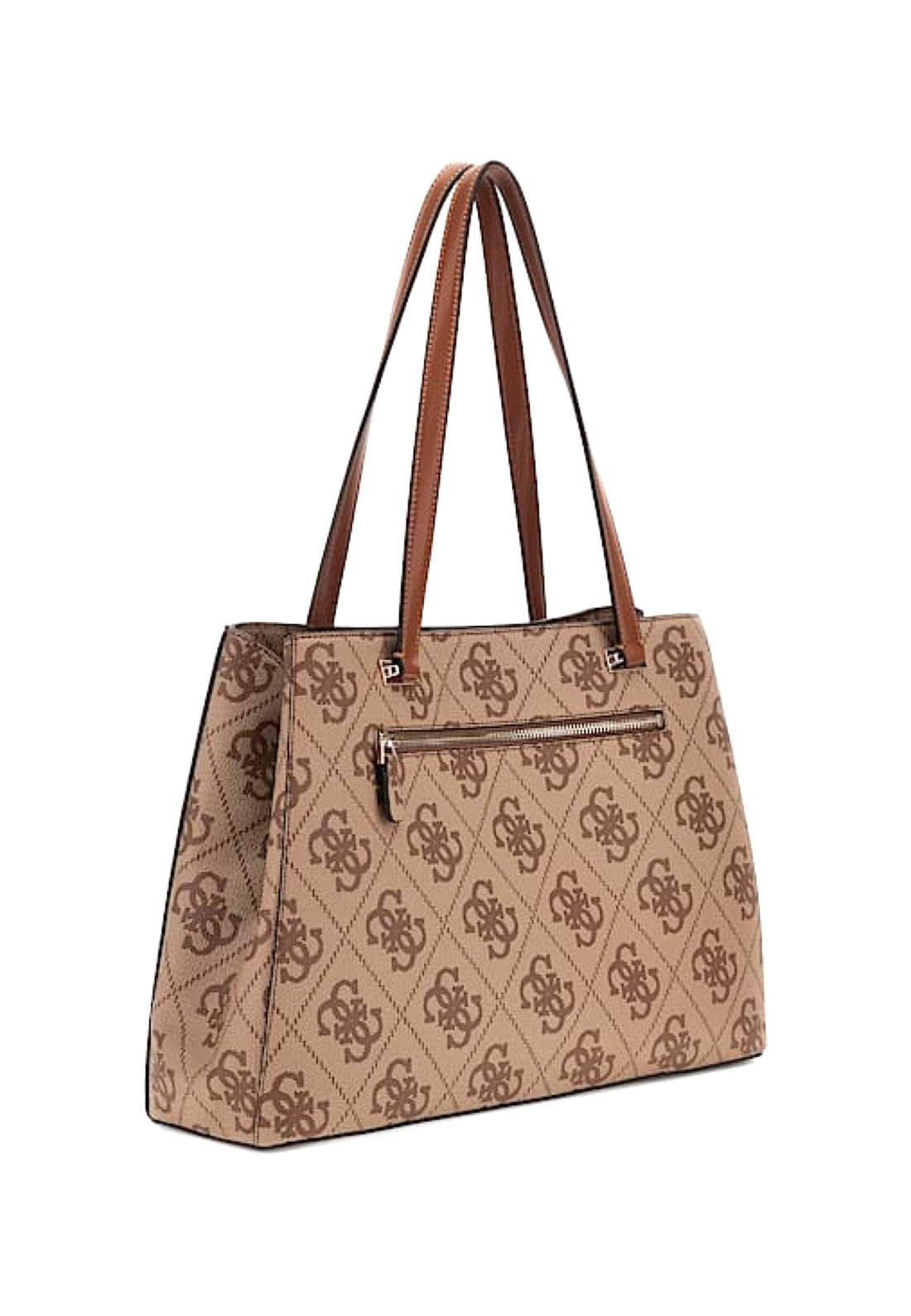 BORSA A SPALLA GUESS ERENIA SO783823 LATTE LOGO