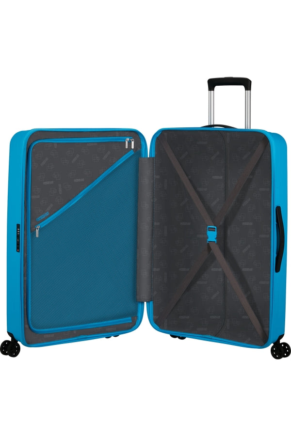 VALIGIA GRANDE AMERICAN TOURISTER  REJOY 153178 AZURE BLUE 77 CM