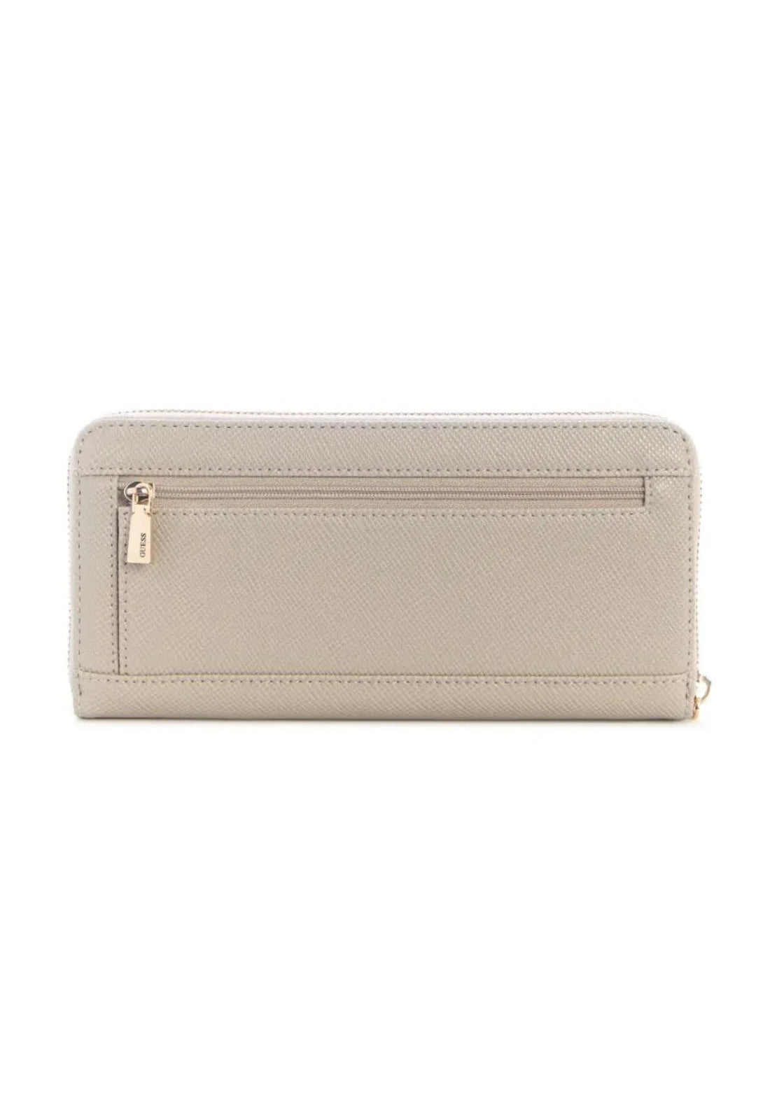 PORTAFOGLIO DONNA ZIP AROUND GUESS LAUREL II ZG7459146 BEIGE