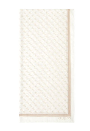 PASHMINA GUESS DONNA RETTANGOLARE AW5341POL03 WHITE LOGO