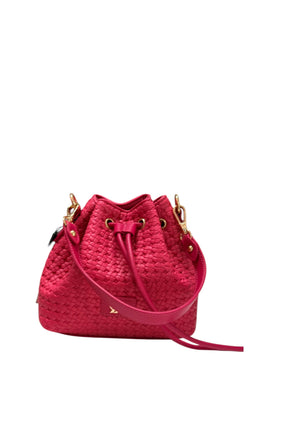 BORSA A SPALLA E TRACOLLA SECCHIELLO DONNA VERDE 16-0008642 FUCSIA
